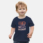 Get In! Its Halloween-baby basic tee-eduely