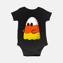 Candy Corn Ghost-baby basic onesie-krisren28