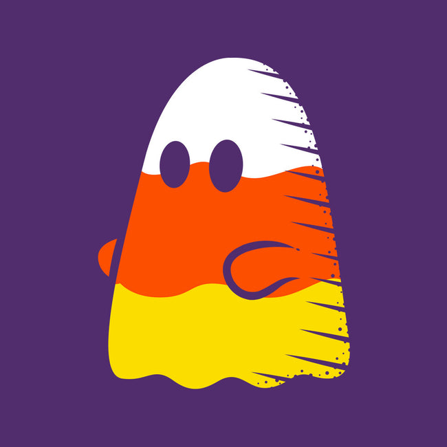 Candy Corn Ghost-none stretched canvas-krisren28