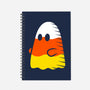 Candy Corn Ghost-none dot grid notebook-krisren28