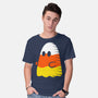 Candy Corn Ghost-mens basic tee-krisren28