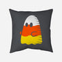 Candy Corn Ghost-none removable cover throw pillow-krisren28