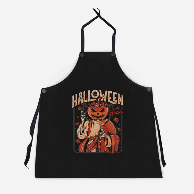 Halloween Is My Religion-unisex kitchen apron-eduely