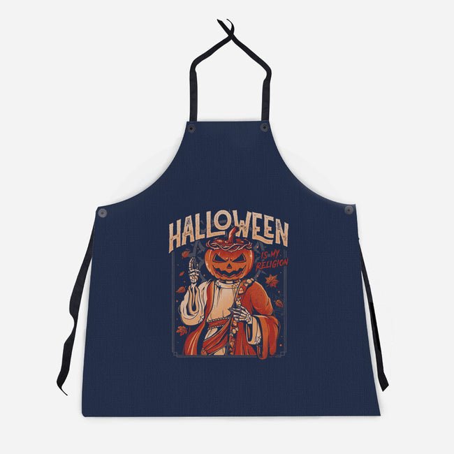 Halloween Is My Religion-unisex kitchen apron-eduely