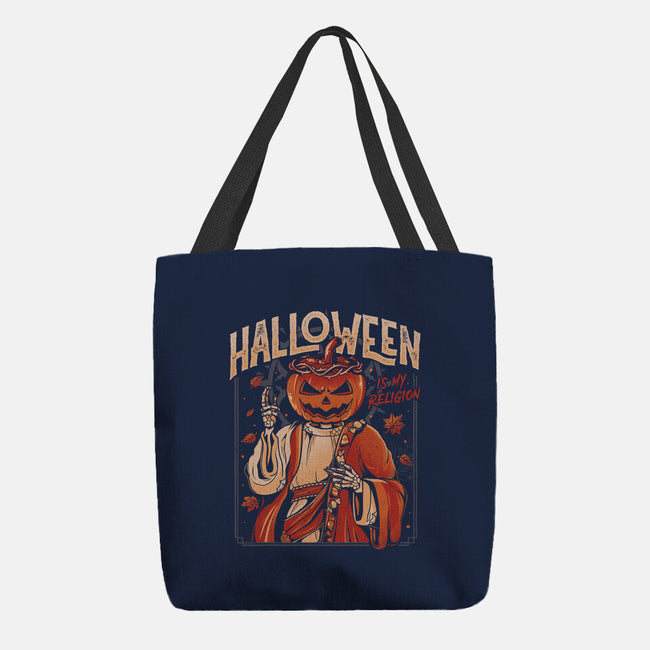 Halloween Is My Religion-none basic tote-eduely