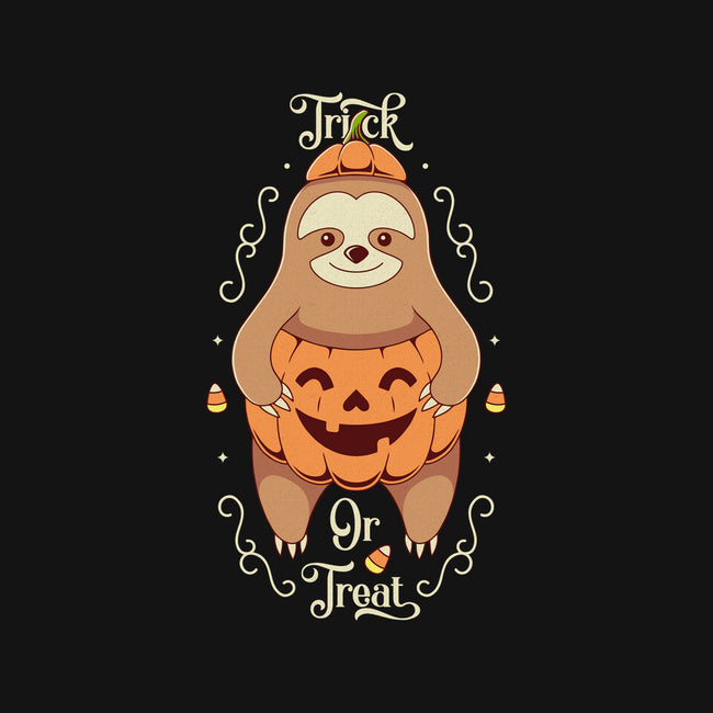 Sloth Trick Or Treat-none removable cover throw pillow-Alundrart