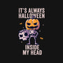It's Always Halloween-none stretched canvas-eduely