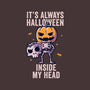 It's Always Halloween-none beach towel-eduely