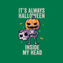 It's Always Halloween-womens racerback tank-eduely