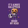 It's Always Halloween-womens fitted tee-eduely