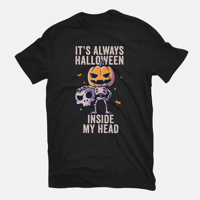 It's Always Halloween-womens fitted tee-eduely