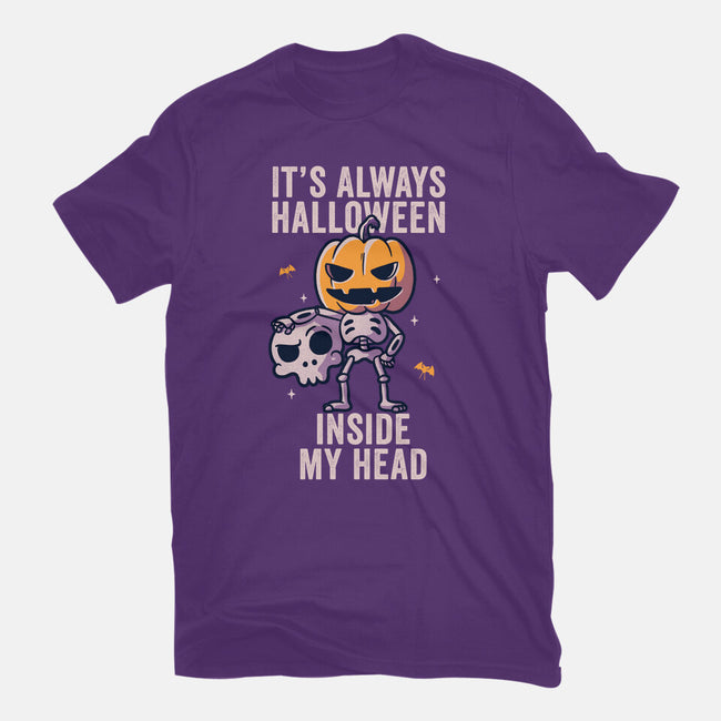 It's Always Halloween-youth basic tee-eduely