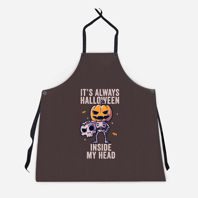 It's Always Halloween-unisex kitchen apron-eduely