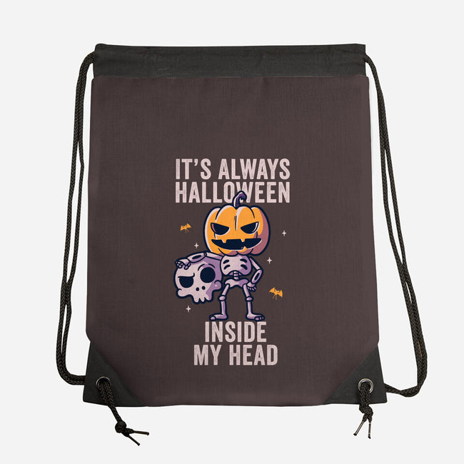 It's Always Halloween-none drawstring bag-eduely