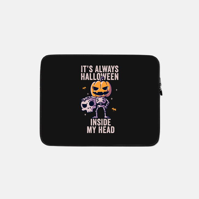 It's Always Halloween-none zippered laptop sleeve-eduely