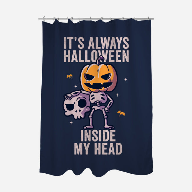 It's Always Halloween-none polyester shower curtain-eduely