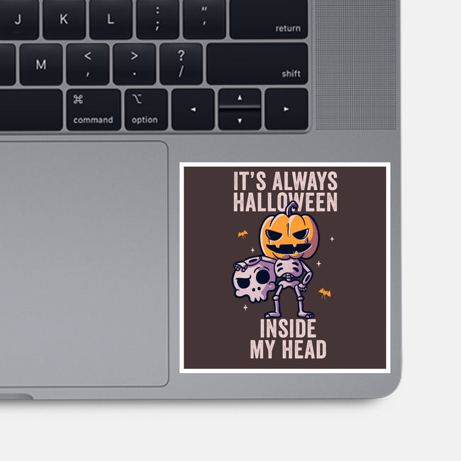 It's Always Halloween-none glossy sticker-eduely