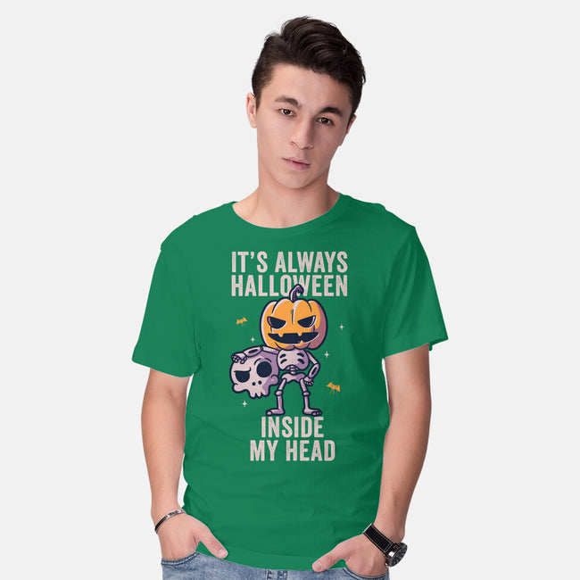 It's Always Halloween-mens basic tee-eduely