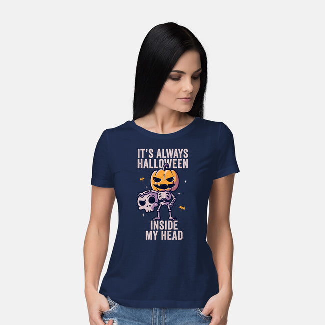 It's Always Halloween-womens basic tee-eduely