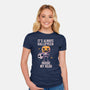 It's Always Halloween-womens fitted tee-eduely