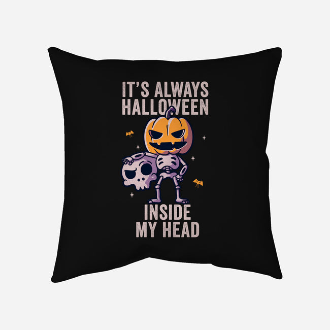 It's Always Halloween-none removable cover w insert throw pillow-eduely