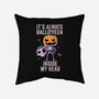 It's Always Halloween-none removable cover w insert throw pillow-eduely