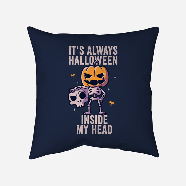 It's Always Halloween-none removable cover w insert throw pillow-eduely
