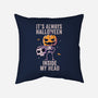 It's Always Halloween-none removable cover w insert throw pillow-eduely