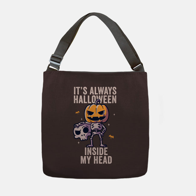 It's Always Halloween-none adjustable tote-eduely