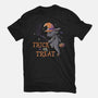 Toothless On Halloween-womens fitted tee-eduely
