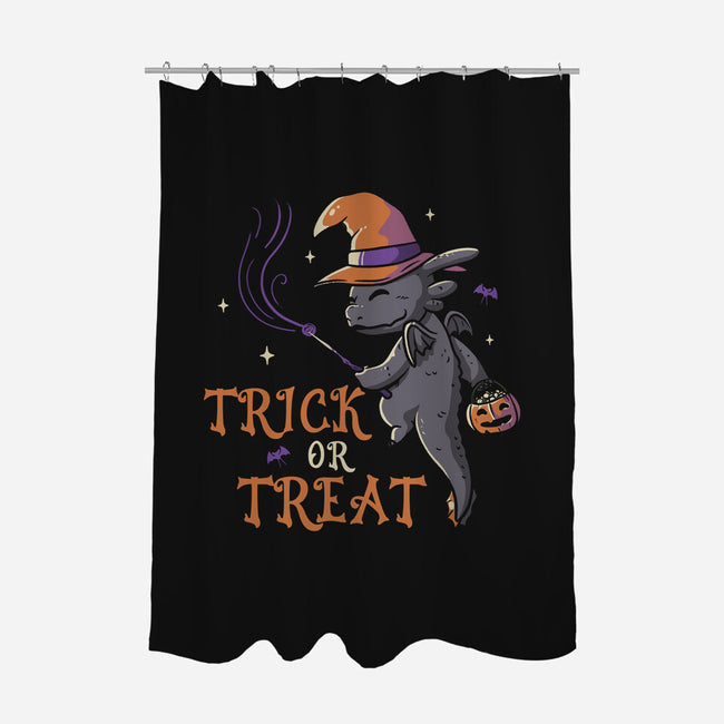 Toothless On Halloween-none polyester shower curtain-eduely