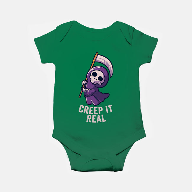 Creep It Real-baby basic onesie-eduely