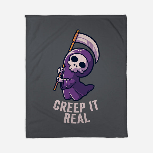 Creep It Real-none fleece blanket-eduely