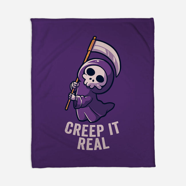 Creep It Real-none fleece blanket-eduely