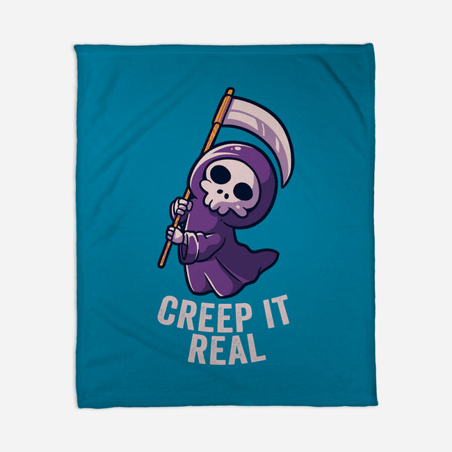 Creep It Real-none fleece blanket-eduely