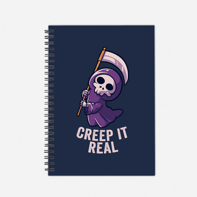Creep It Real-none dot grid notebook-eduely
