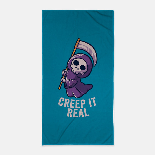 Creep It Real-none beach towel-eduely