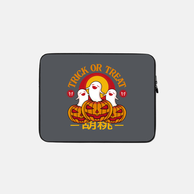 Hu Tao Ghost Halloween-none zippered laptop sleeve-Logozaste
