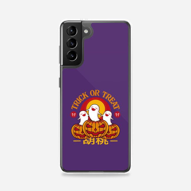 Hu Tao Ghost Halloween-samsung snap phone case-Logozaste