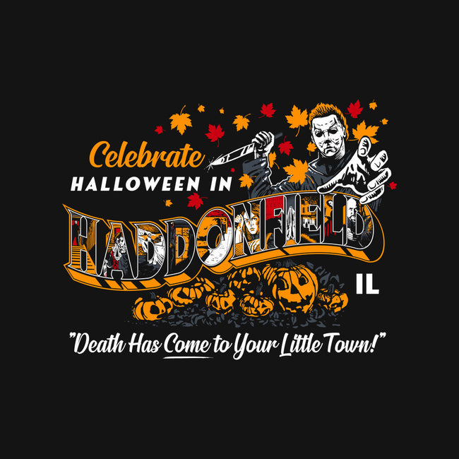 Celebrate Halloween In Haddonfield-womens off shoulder sweatshirt-goodidearyan