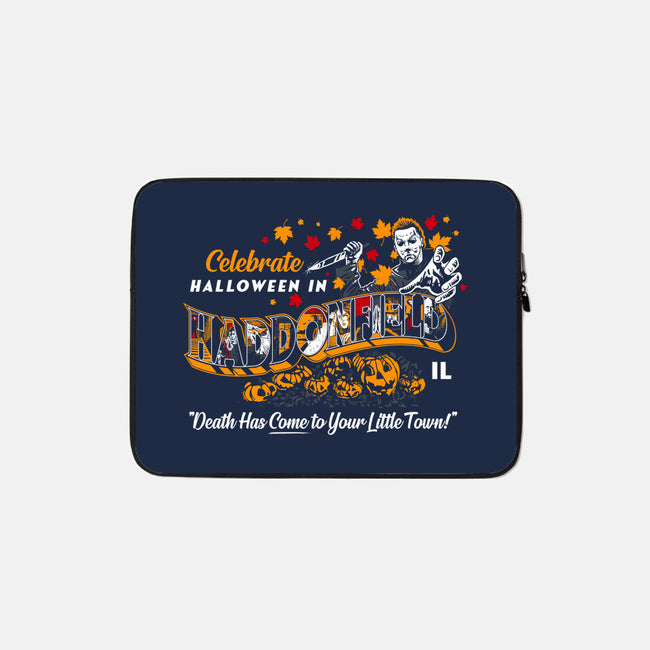 Celebrate Halloween In Haddonfield-none zippered laptop sleeve-goodidearyan