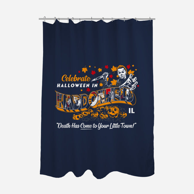 Celebrate Halloween In Haddonfield-none polyester shower curtain-goodidearyan