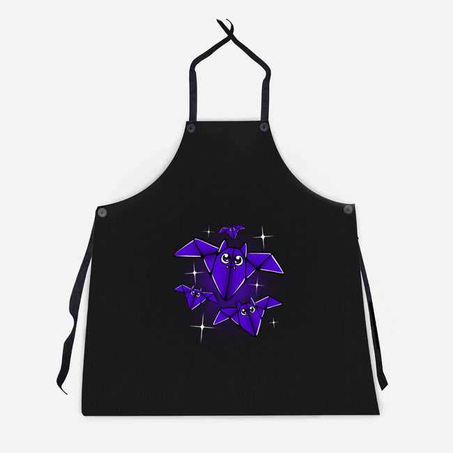 Origami Bats-unisex kitchen apron-estudiofitas