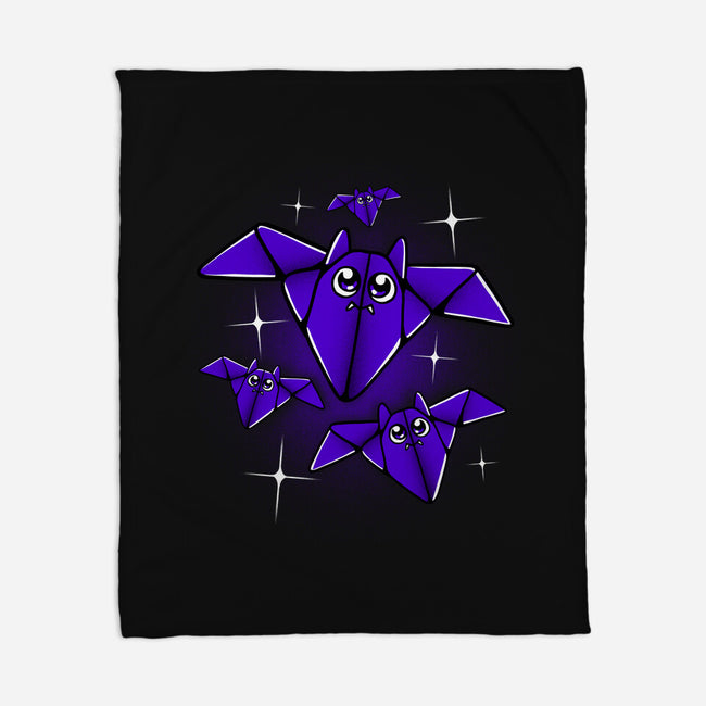 Origami Bats-none fleece blanket-estudiofitas