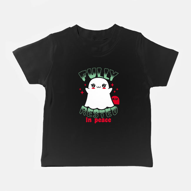 Fully Rested In Peace-baby basic tee-Boggs Nicolas