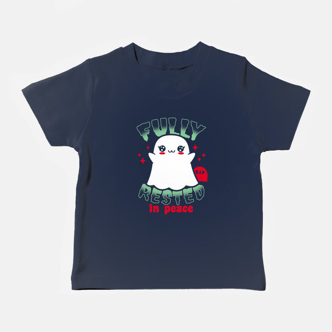 Fully Rested In Peace-baby basic tee-Boggs Nicolas