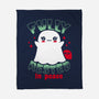 Fully Rested In Peace-none fleece blanket-Boggs Nicolas