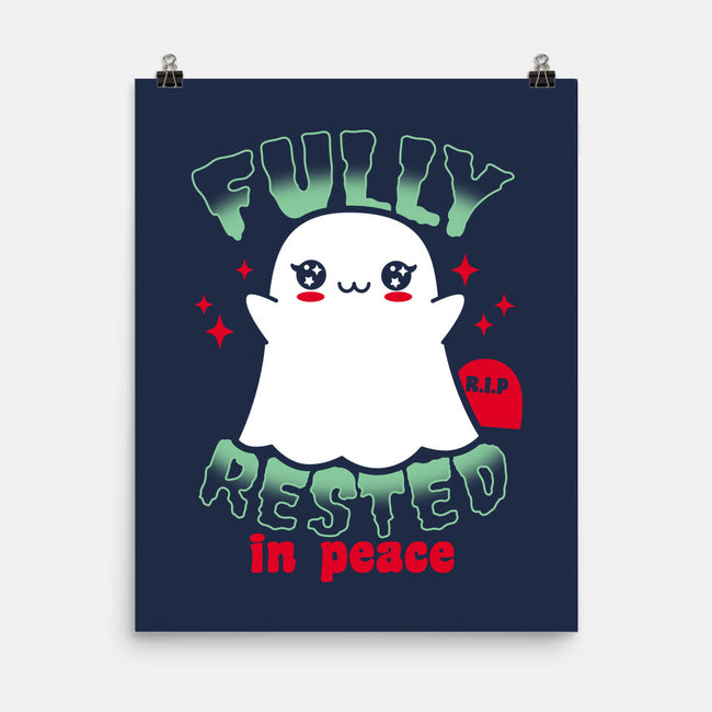 Fully Rested In Peace-none matte poster-Boggs Nicolas