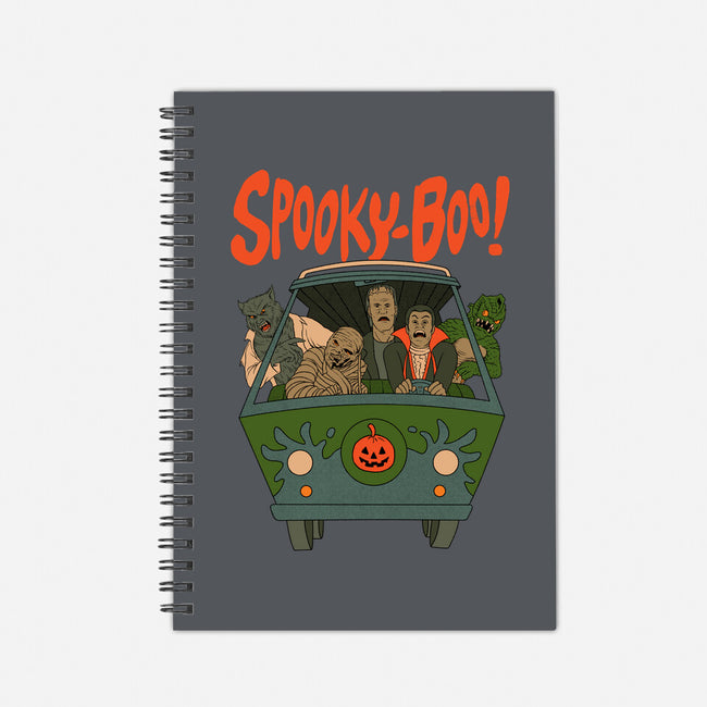 Spooky-Boo!-none dot grid notebook-khairulanam87