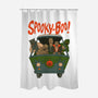 Spooky-Boo!-none polyester shower curtain-khairulanam87